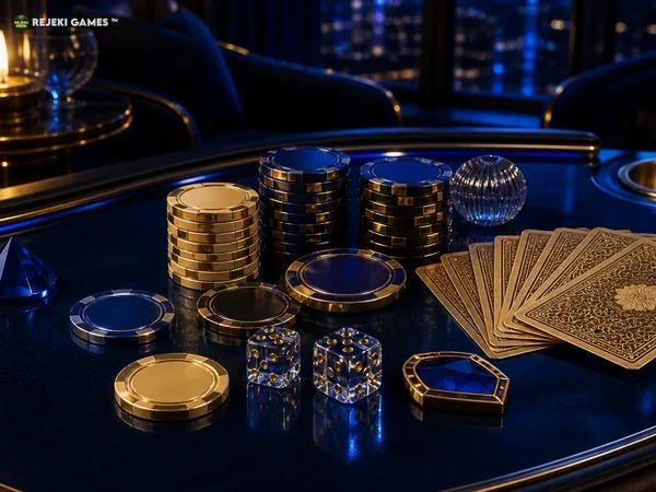 Tampilan permainan Rummy di perangkat mobile